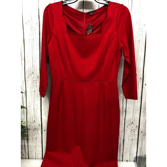The Limited Red Red Midi Dress NWT Retails $99 - Picture 1 of 3